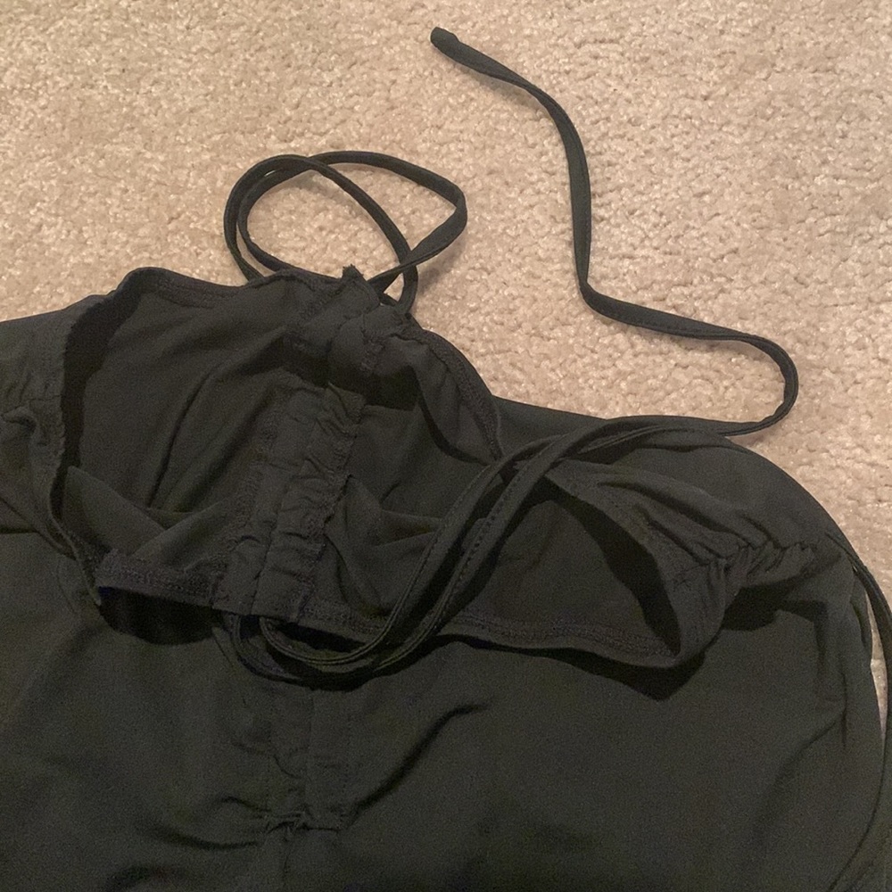flared pants with drawstring - Picture 2 of 3